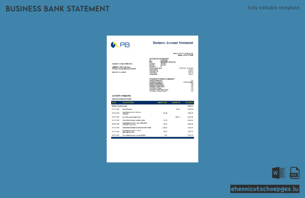 Lettischer LPB-Firmenleitfaden (Word- und PDF-Format) – 1 Beispielvorschau